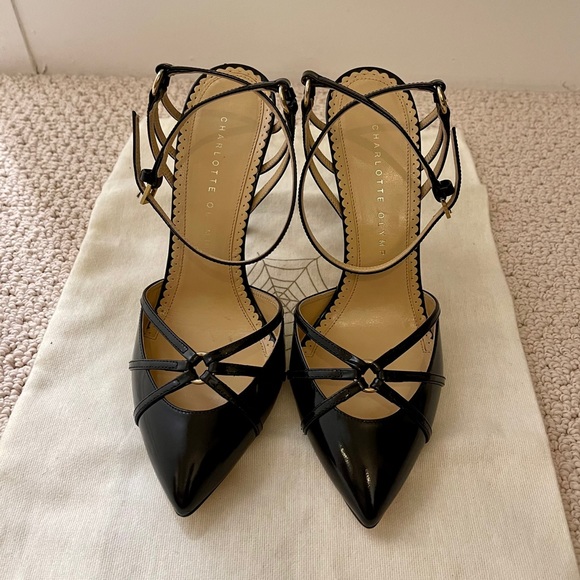 CHARLOTTE OLYMPIA Minx Strappy Heels - Picture 3 of 4